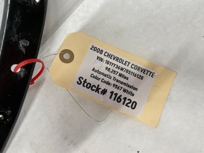 2008 Chevy Corvette RH Passenger Quarter Panel Fender Reinforce Bracket OEM - Day's Parts Yard