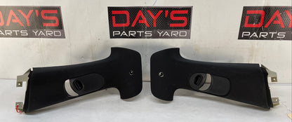 2004 Pontiac GTO RH & LH Interior Upper B Pillar Seat Belt Trim Panel Moldings OEM
