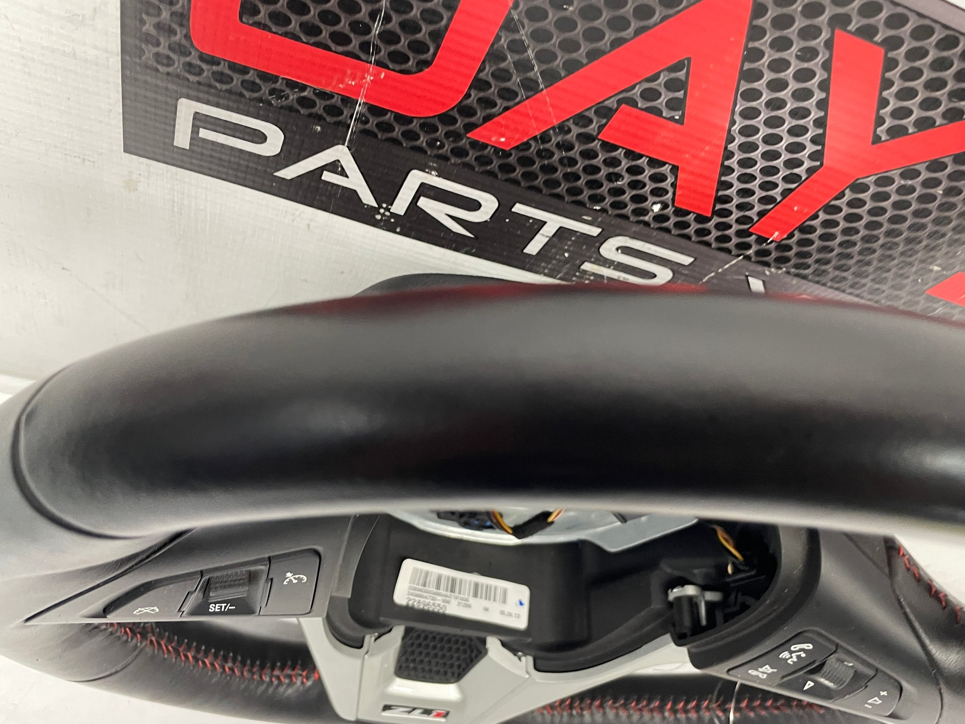 2014 Chevy Camaro ZL1 Convertible Steering Wheel w/ Buttons Black Leather OEM - Day's Parts Yard