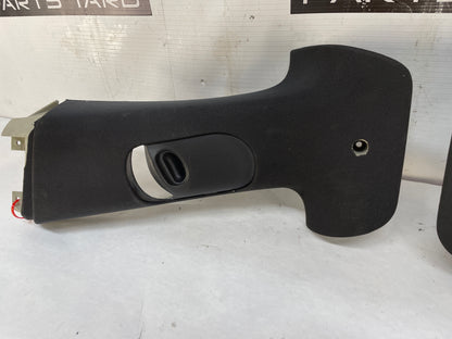 2004 Pontiac GTO RH & LH Interior Upper B Pillar Seat Belt Trim Panel Moldings OEM