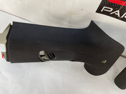 2004 Pontiac GTO RH & LH Interior Upper B Pillar Seat Belt Trim Panel Moldings OEM