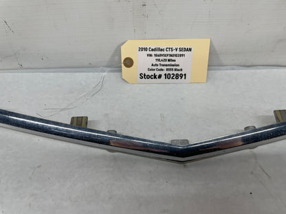 2010 Cadillac CTS-V Sedan Front Bumper Upper Grille Trim Ring OEM