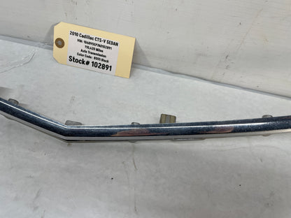 2010 Cadillac CTS-V Sedan Front Bumper Upper Grille Trim Ring OEM