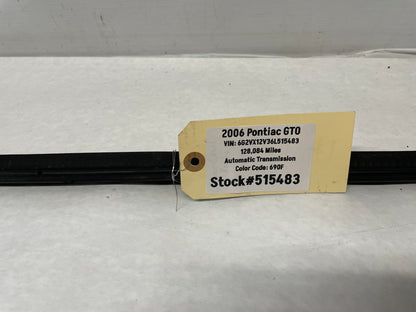 2006 Pontiac GTO  Wiper Cowl Rubber Weather Strip Seal OEM - Day's Parts Yard