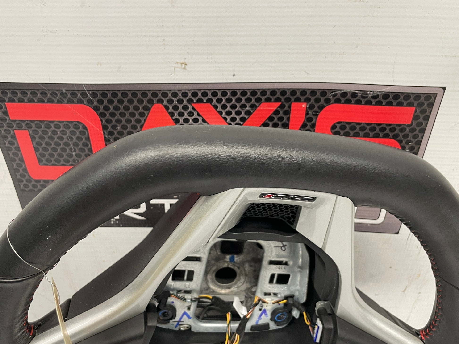 2014 Chevy Camaro ZL1 Convertible Steering Wheel w/ Buttons Black Leather OEM - Day's Parts Yard