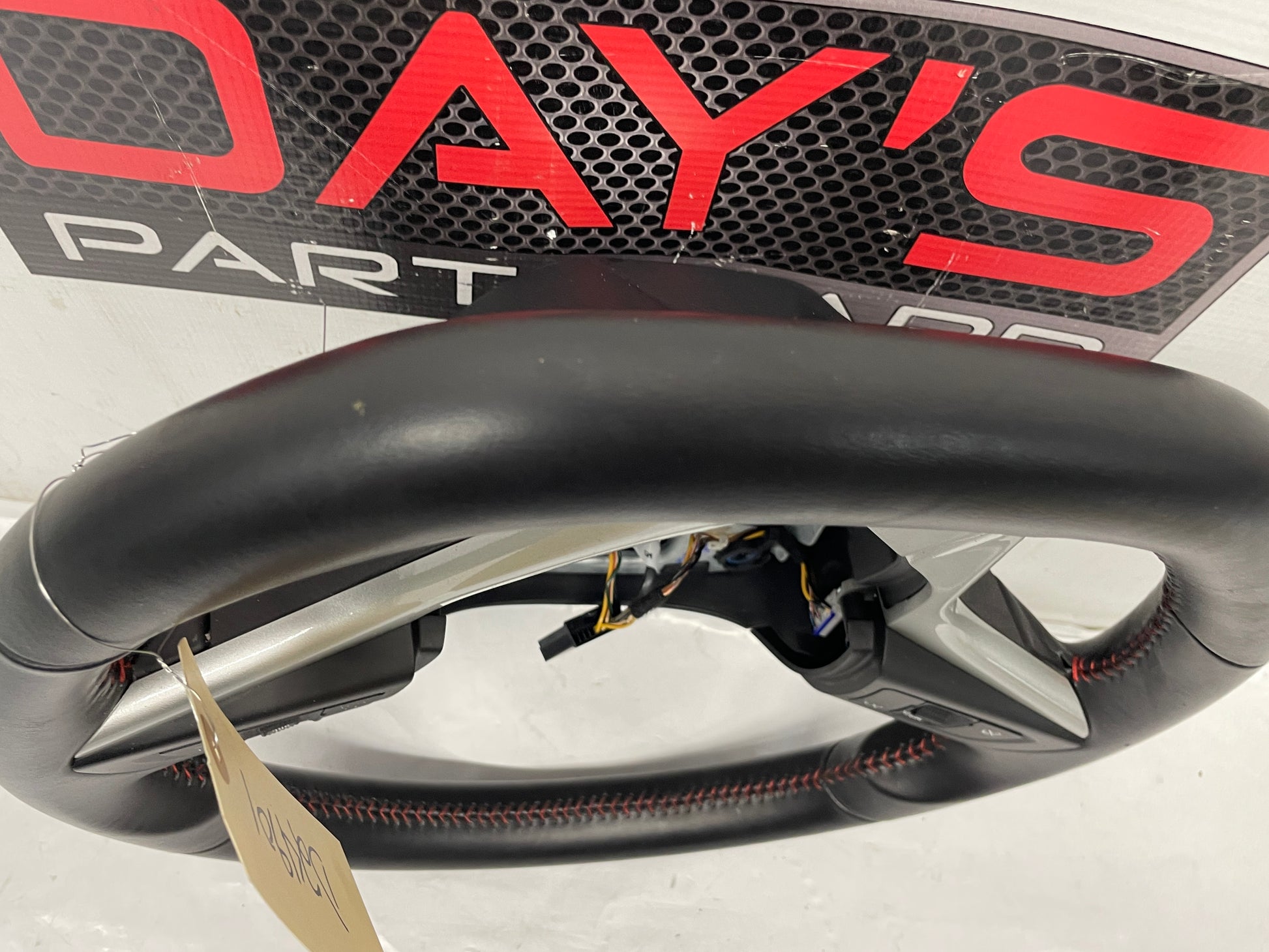 2014 Chevy Camaro ZL1 Convertible Steering Wheel w/ Buttons Black Leather OEM - Day's Parts Yard