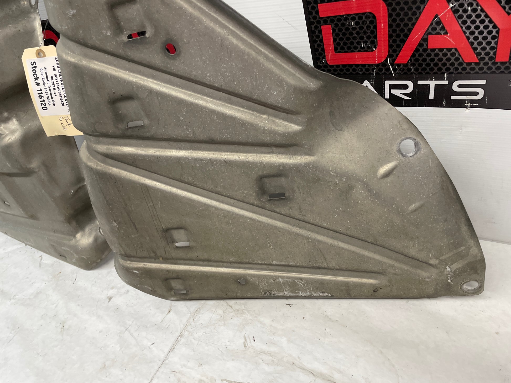 2008 Chevy Corvette RH & LH Fuel Tank Shield OEM - Day's Parts Yard