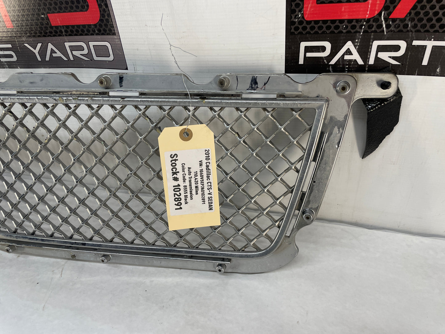 2010 Cadillac CTS-V Sedan Front Bumper Lower Grille OEM