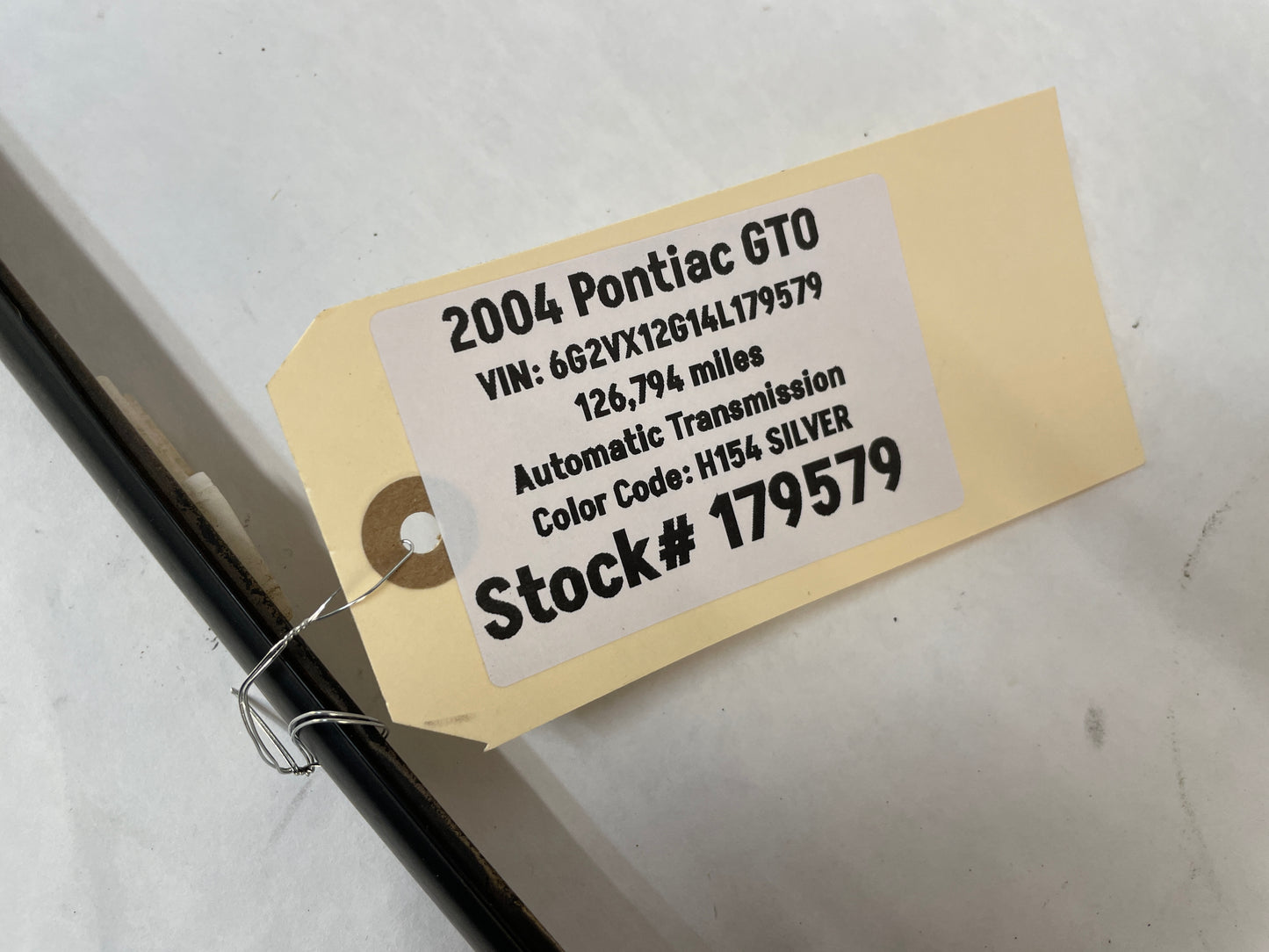 2004 Pontiac GTO RH & LH Roof Panel Joint Finish Trim Molding OEM