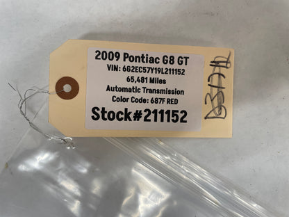 2009 Pontiac G8 GT Spare Wheel Stowage Retainer Nut Screw Bolt Stud OEM - Day's Parts Yard