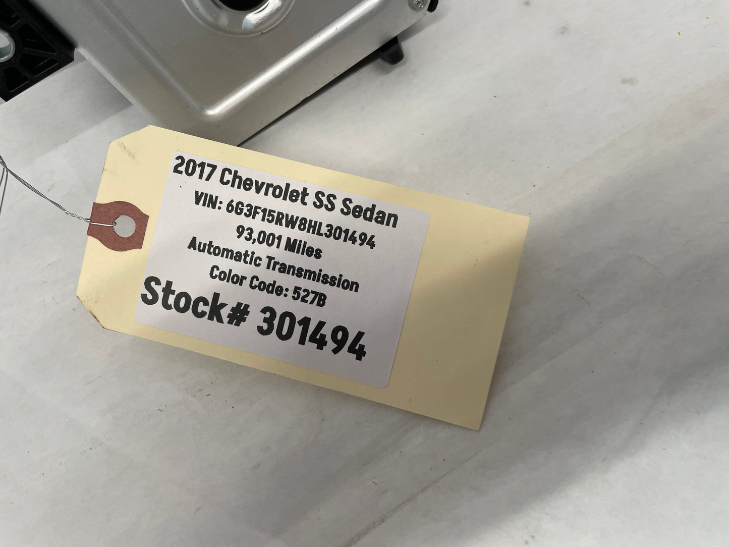 2017 Chevy SS Sedan RH Passenger Interior Upper B Pillar Trim Panel OEM