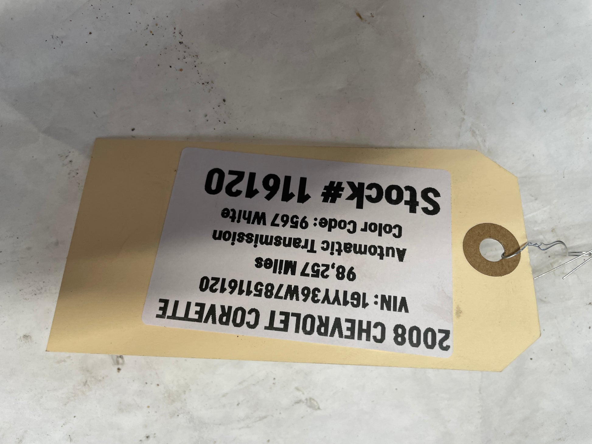 2008 Chevy Corvette EVAP Lines OEM - Day's Parts Yard