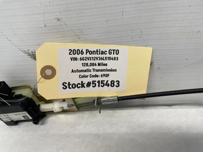 2006 Pontiac GTO Fuel Gas Door Lock Actuator w/ Cable  OEM - Day's Parts Yard