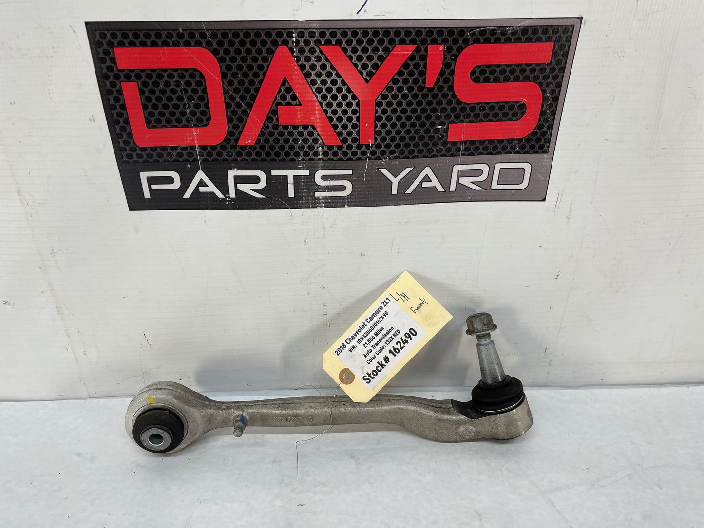 2018 Chevy Camaro ZL1 LH Driver Front Suspension Rearward Lower Control Arm OEM