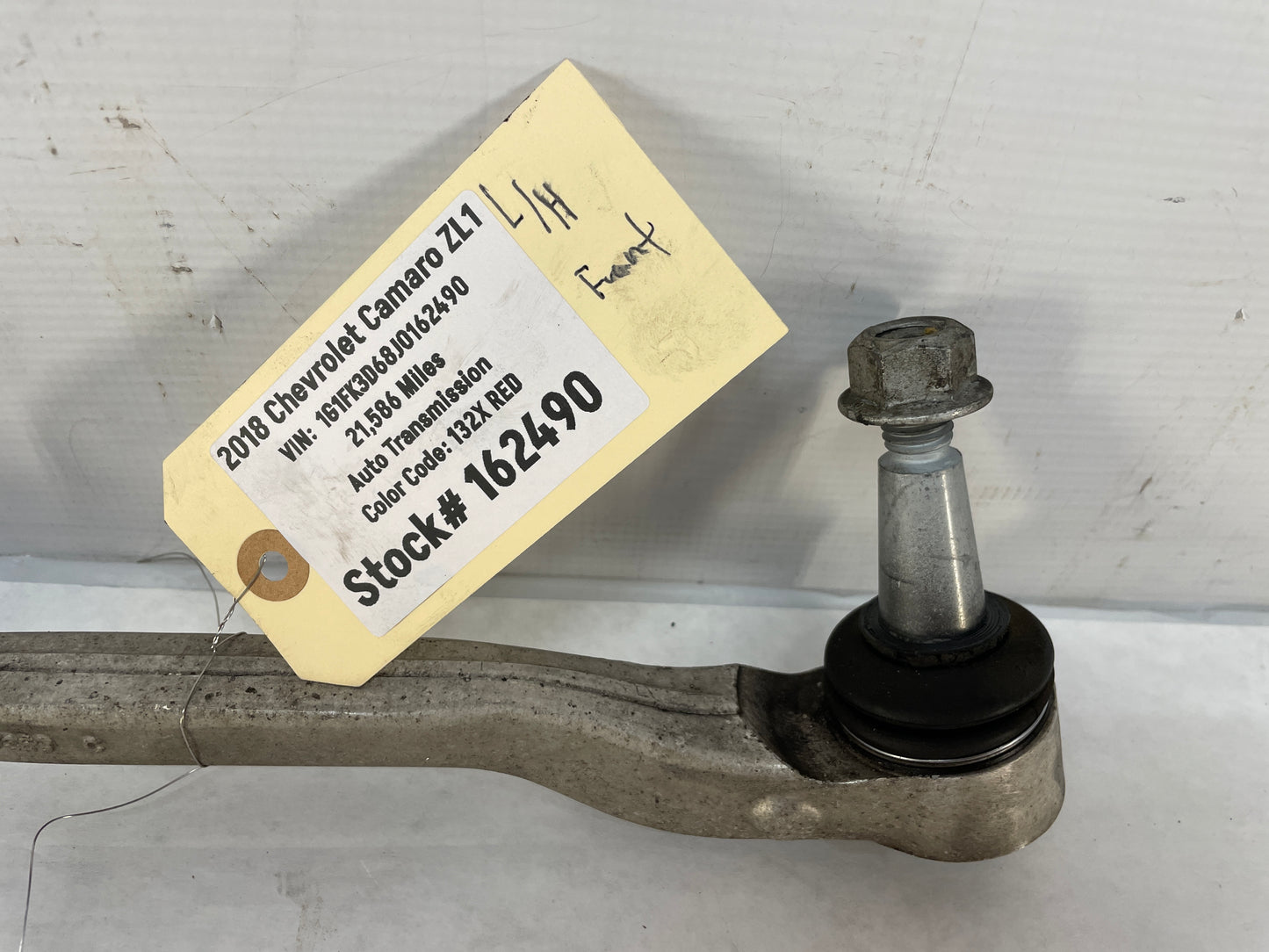 2018 Chevy Camaro ZL1 LH Driver Front Suspension Rearward Lower Control Arm OEM