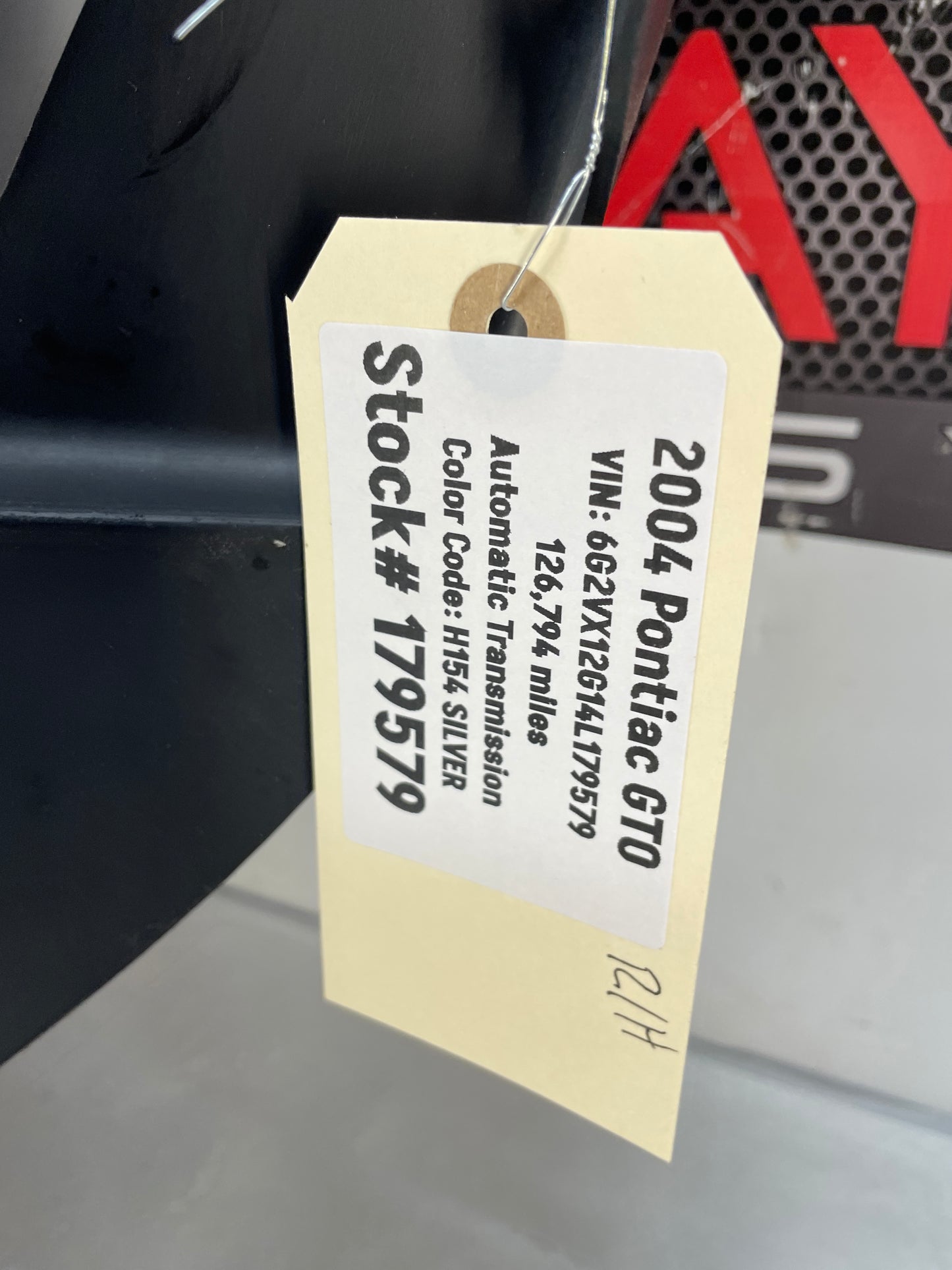 2004 Pontiac GTO RH Passenger Rear Interior Quarter Door Panel Trim Red OEM