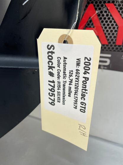 2004 Pontiac GTO RH Passenger Rear Interior Quarter Door Panel Trim Red OEM