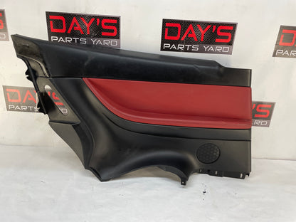 2004 Pontiac GTO LH Driver Rear Interior Quarter Door Panel Red OEM
