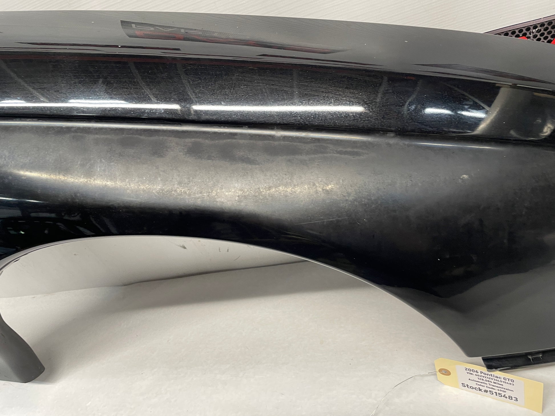 2006 Pontiac GTO RH Passenger Fender OEM - Day's Parts Yard