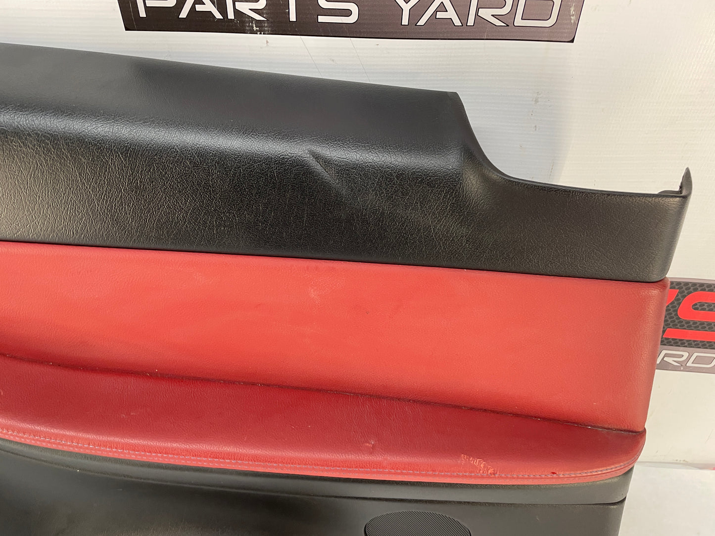 2004 Pontiac GTO LH Driver Rear Interior Quarter Door Panel Red OEM