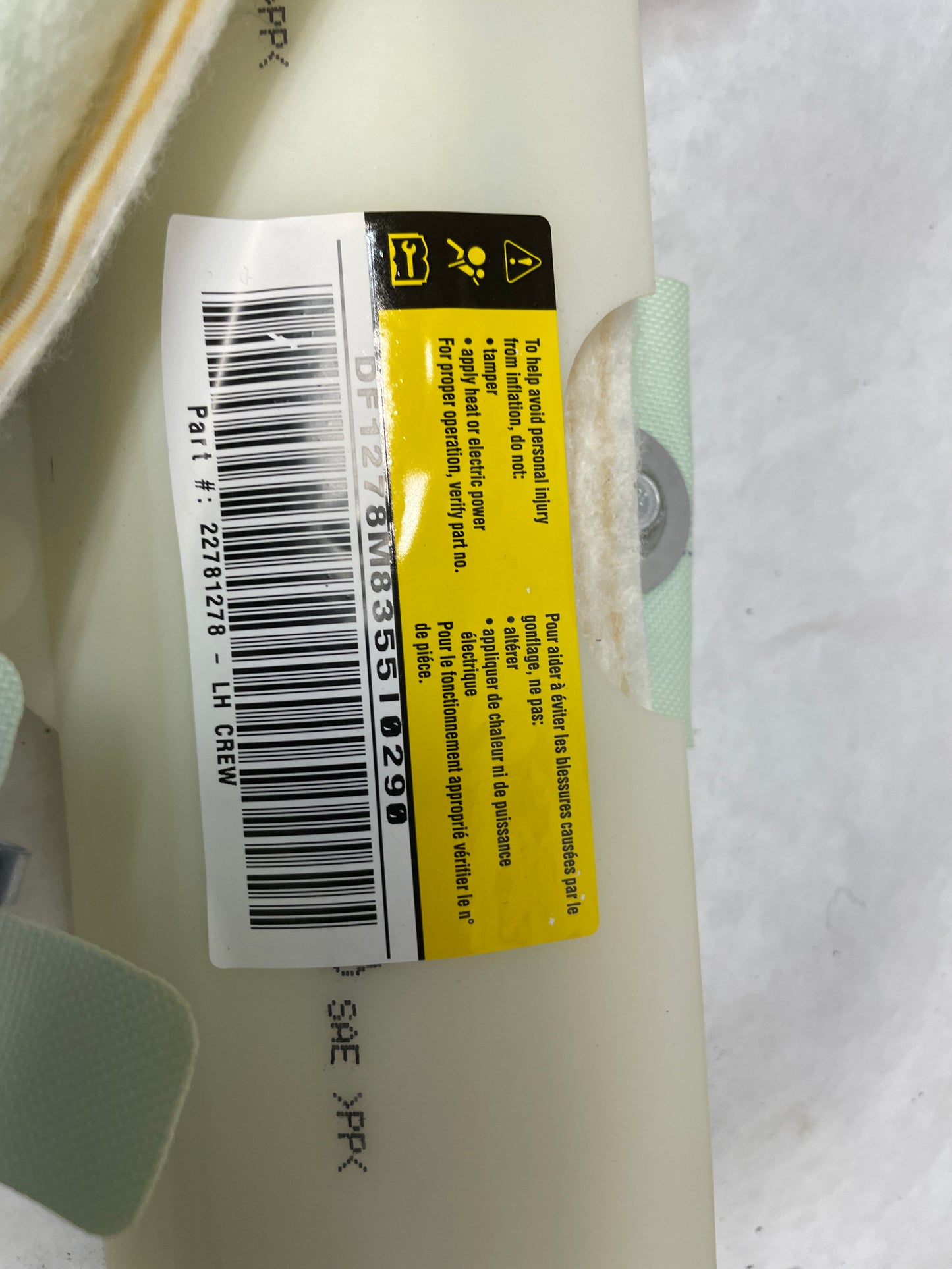 2013 GMC Sierra C1500 SLE RH & LH Curtain Airbags Air Bags OEM - Day's Parts Yard