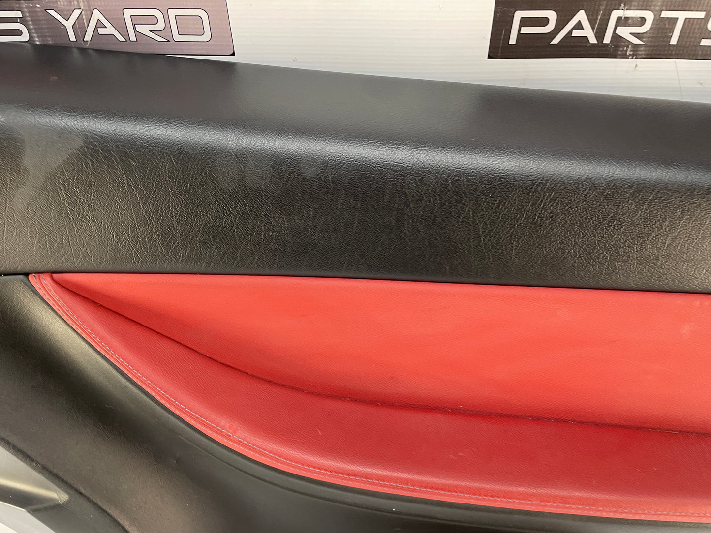 2004 Pontiac GTO LH Driver Rear Interior Quarter Door Panel Red OEM