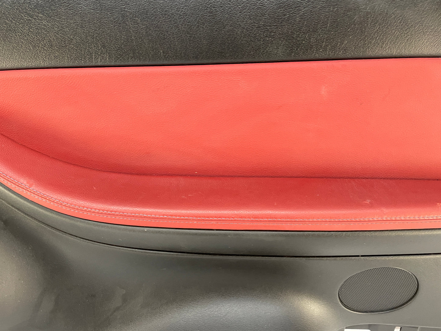 2004 Pontiac GTO LH Driver Rear Interior Quarter Door Panel Red OEM