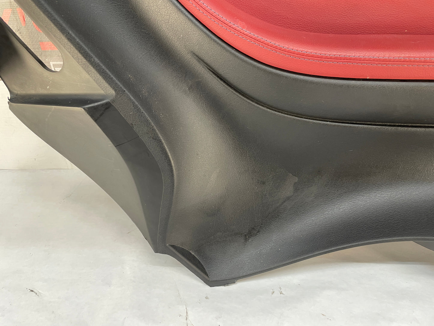 2004 Pontiac GTO LH Driver Rear Interior Quarter Door Panel Red OEM