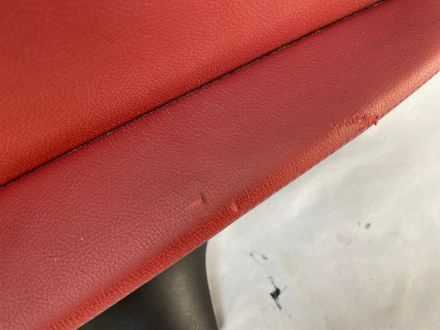 2004 Pontiac GTO LH Driver Rear Interior Quarter Door Panel Red OEM