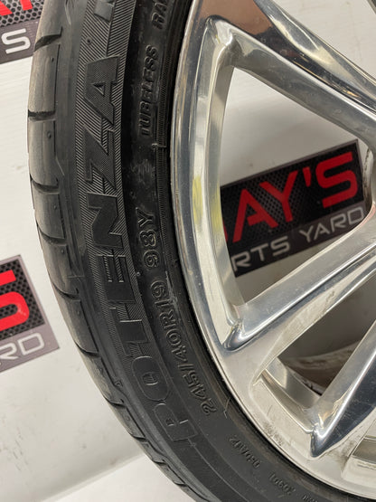 2014 Chevy SS Sedan Factory OEM Front Wheel w/ Bridgestone Potenza Tire 19X8.5 - Day's Parts Yard