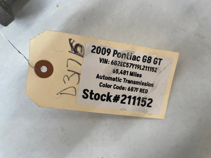 2009 Pontiac G8 GT Brake Master Cylinder with Reservoir & Sensor OEM - Day's Parts Yard