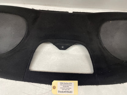 2006 Pontiac GTO Rear Package Deck Tray OEM - Day's Parts Yard