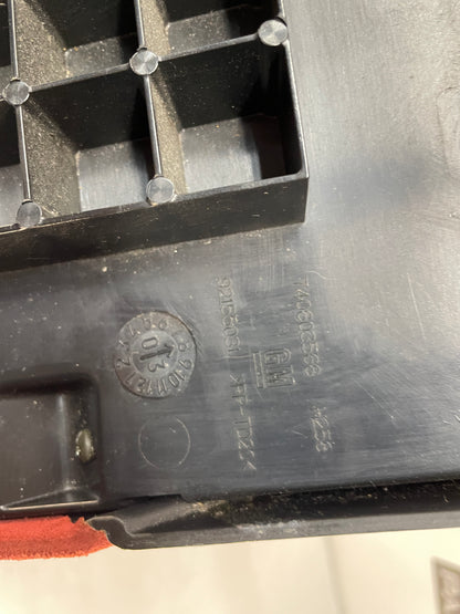 2004 Pontiac GTO Red Suede Knee Bolster Fuse Cover OEM