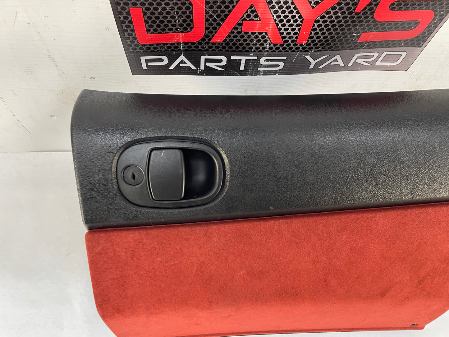 2004 Pontiac GTO Glove Box Assembly Compartment Red Suede OEM