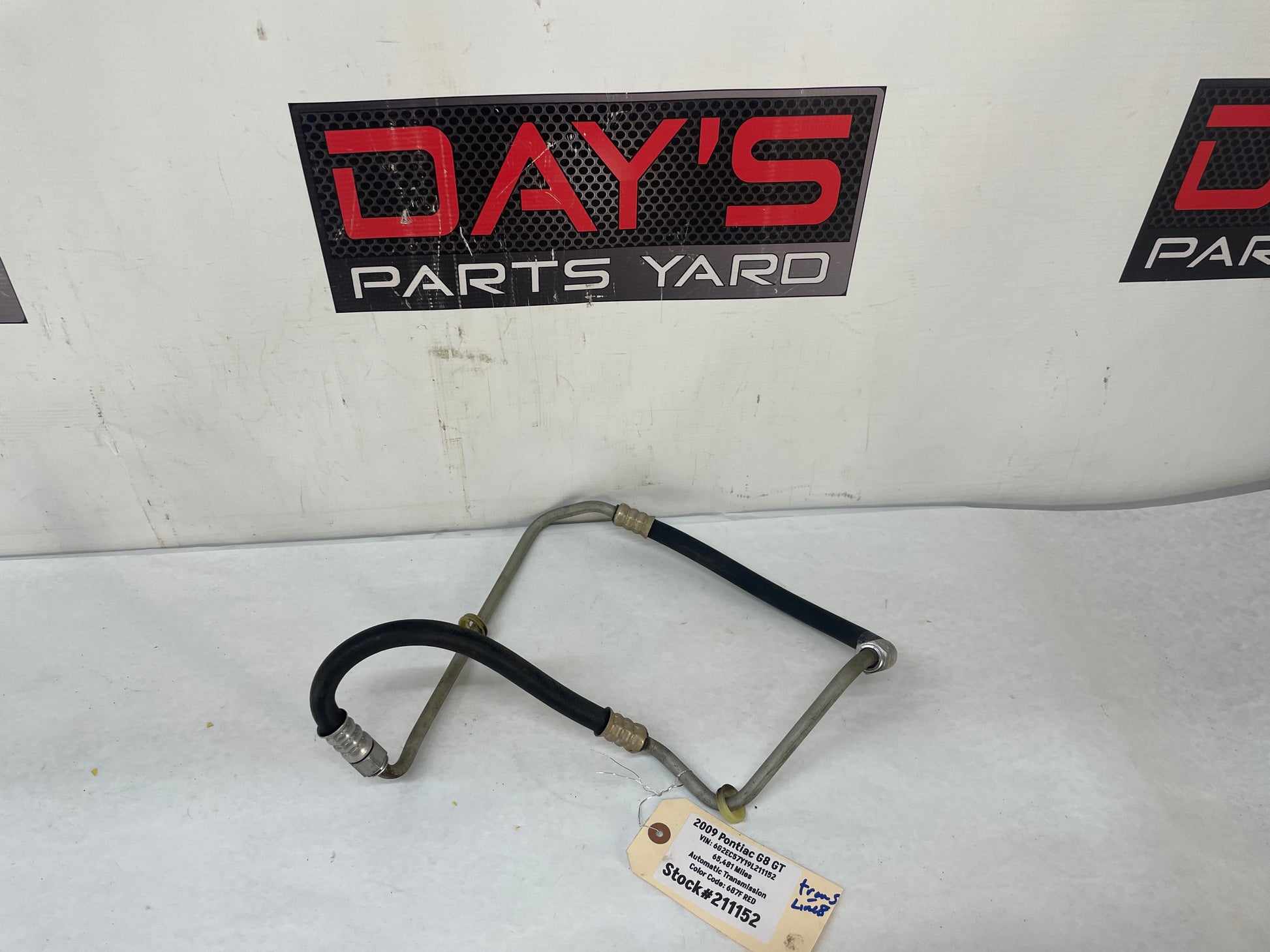 2009 Pontiac G8 GT Transmission Line OEM ???? - Day's Parts Yard