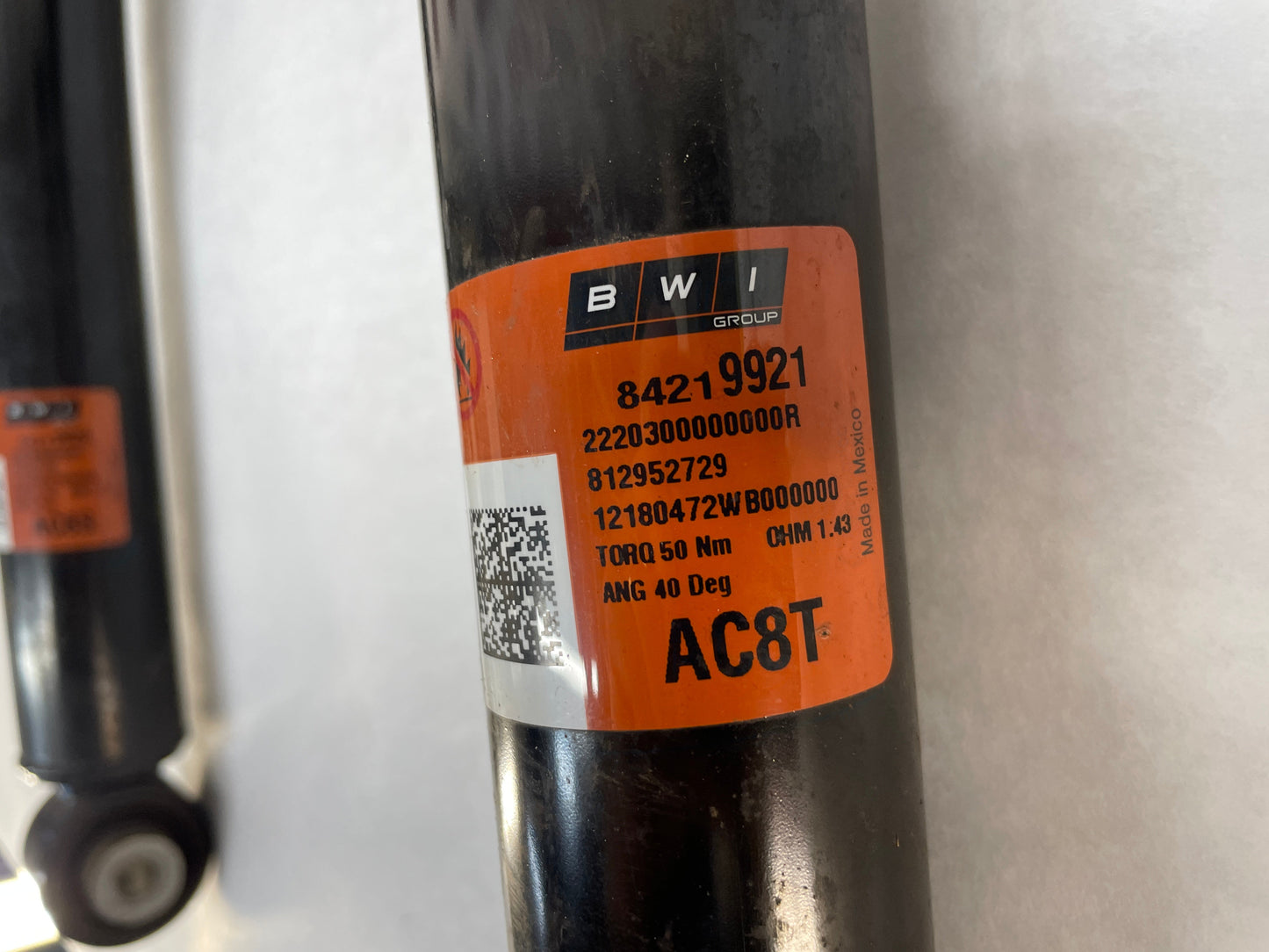 2018 Chevy Camaro ZL1  RH & LH Rear Suspension Shock Absorber Magnetic Ride OEM