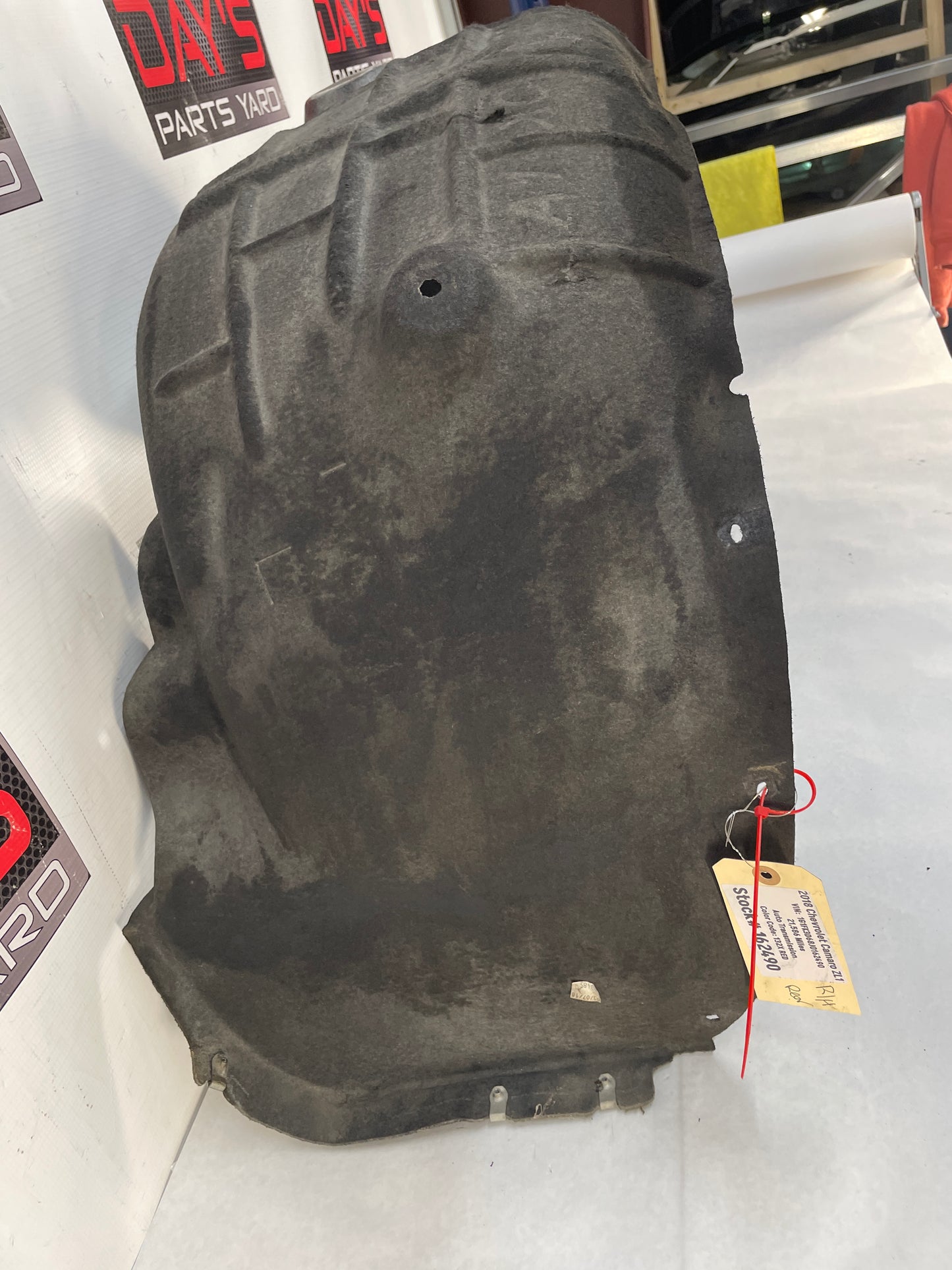 2018 Chevy Camaro ZL1 RH Passenger Rear Fender Wheel Liner OEM