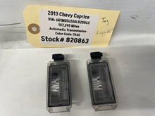 2013 Chevy Caprice RH & LH License Plate Tag Lights OEM