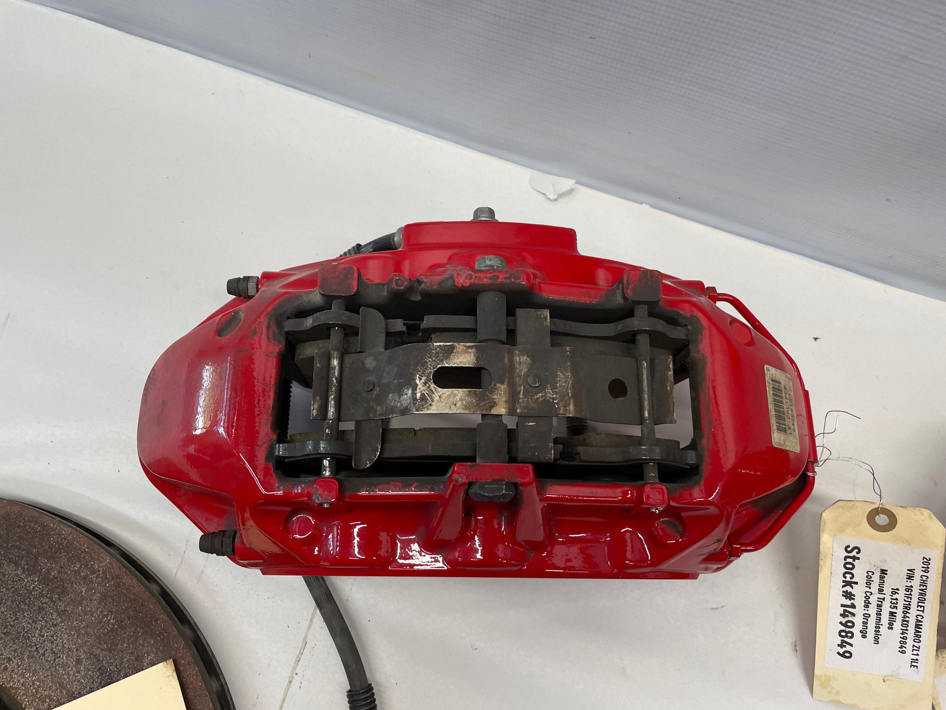 ADD REARS 2019 Chevy Camaro ZL1 1LE Front Brembo Calipers w/ Rotors OEM - Day's Parts Yard