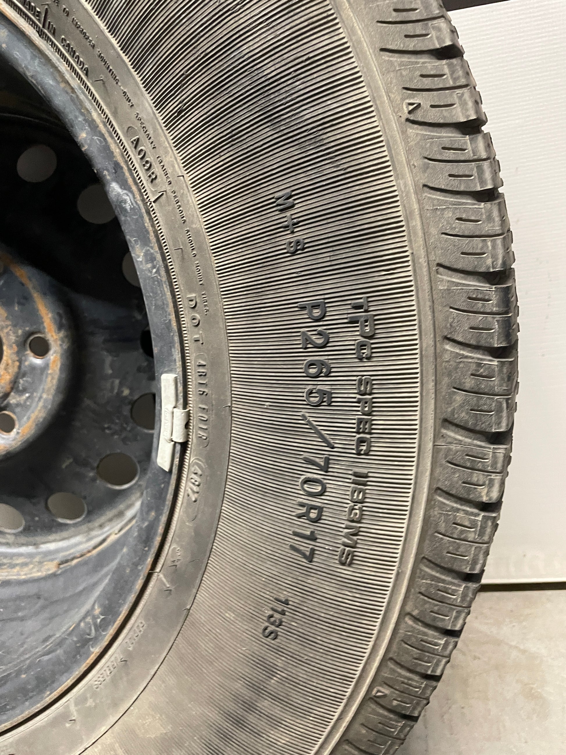 2013 GMC Sierra C1500 SLE Spare Tire Good Year Wrangler 265/70R17 - Day's Parts Yard