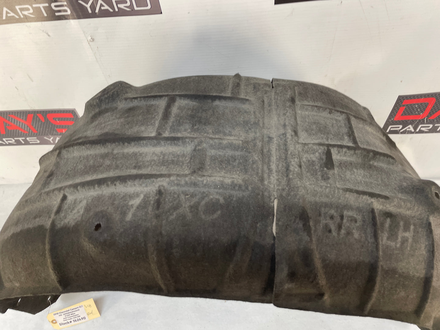 2018 Chevy Camaro ZL1 LH Driver Rear Fender Wheel Liner OEM