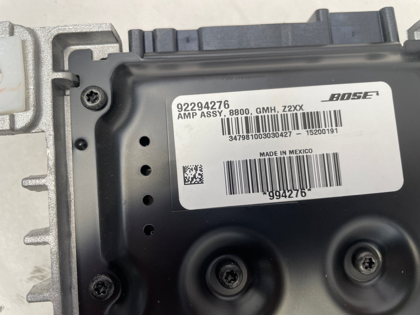 2016 Chevy SS Sedan Bose Radio Amplifier Amp OEM - Day's Parts Yard