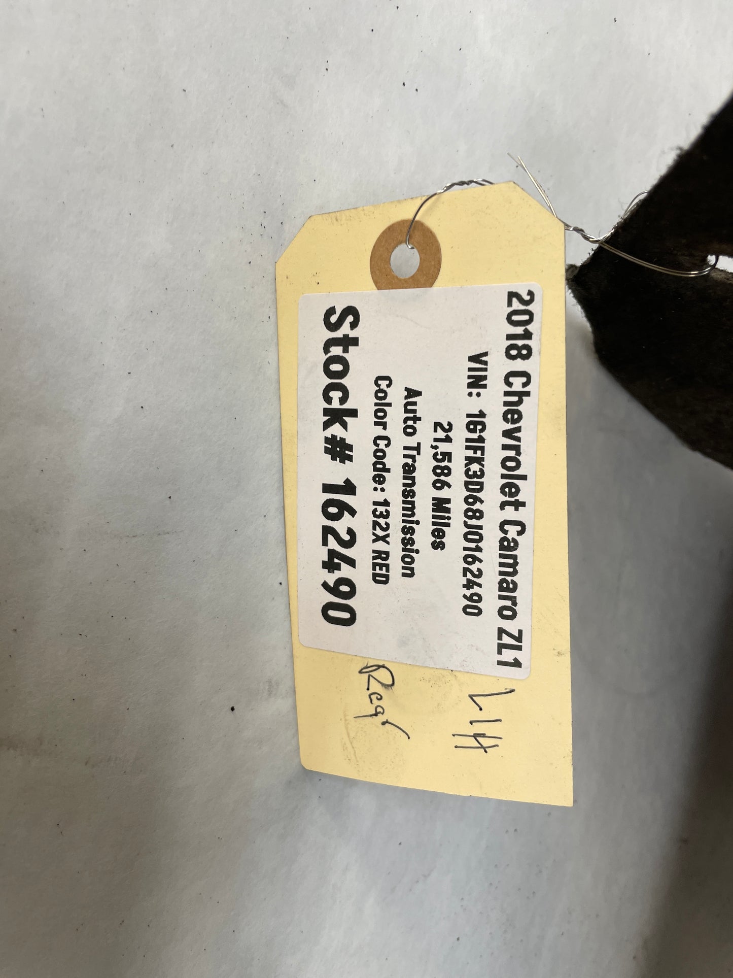 2018 Chevy Camaro ZL1 LH Driver Rear Fender Wheel Liner OEM