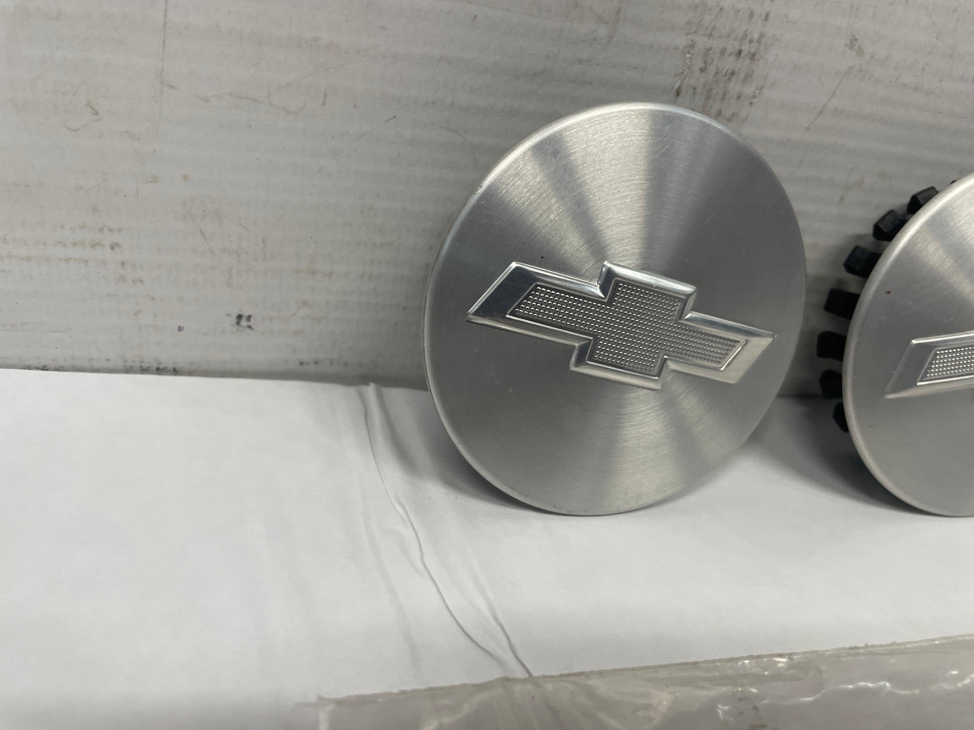 2019 Chevy Camaro SS 2 Wheel Center Caps Silver OEM - Day's Parts Yard