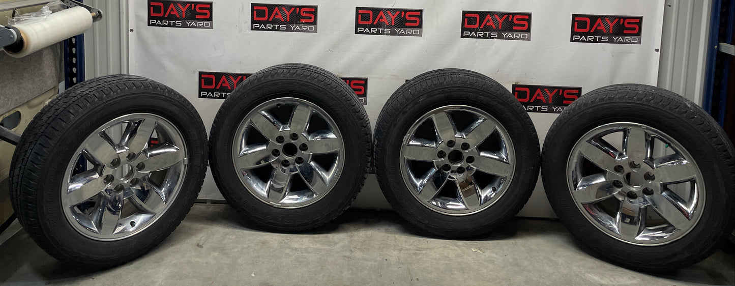 2013 GMC Sierra C1500 SLE Wheels & Tires Bridgestone Dueler Set 20X8.5 - Day's Parts Yard