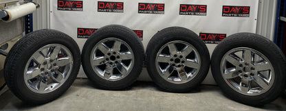 2013 GMC Sierra C1500 SLE Wheels & Tires Bridgestone Dueler Set 20X8.5 - Day's Parts Yard