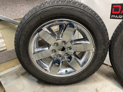 2013 GMC Sierra C1500 SLE Wheels & Tires Bridgestone Dueler Set 20X8.5 - Day's Parts Yard
