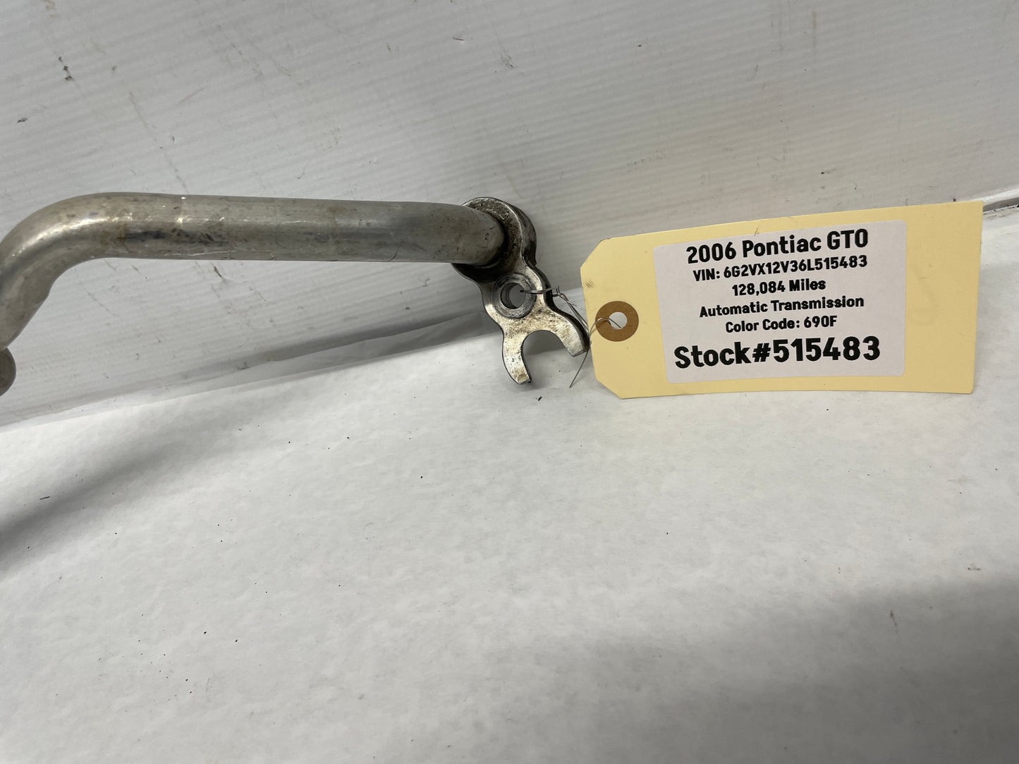 2006 Pontiac GTO AC A/C Air Conditioner Line Hose Tube OEM - Day's Parts Yard