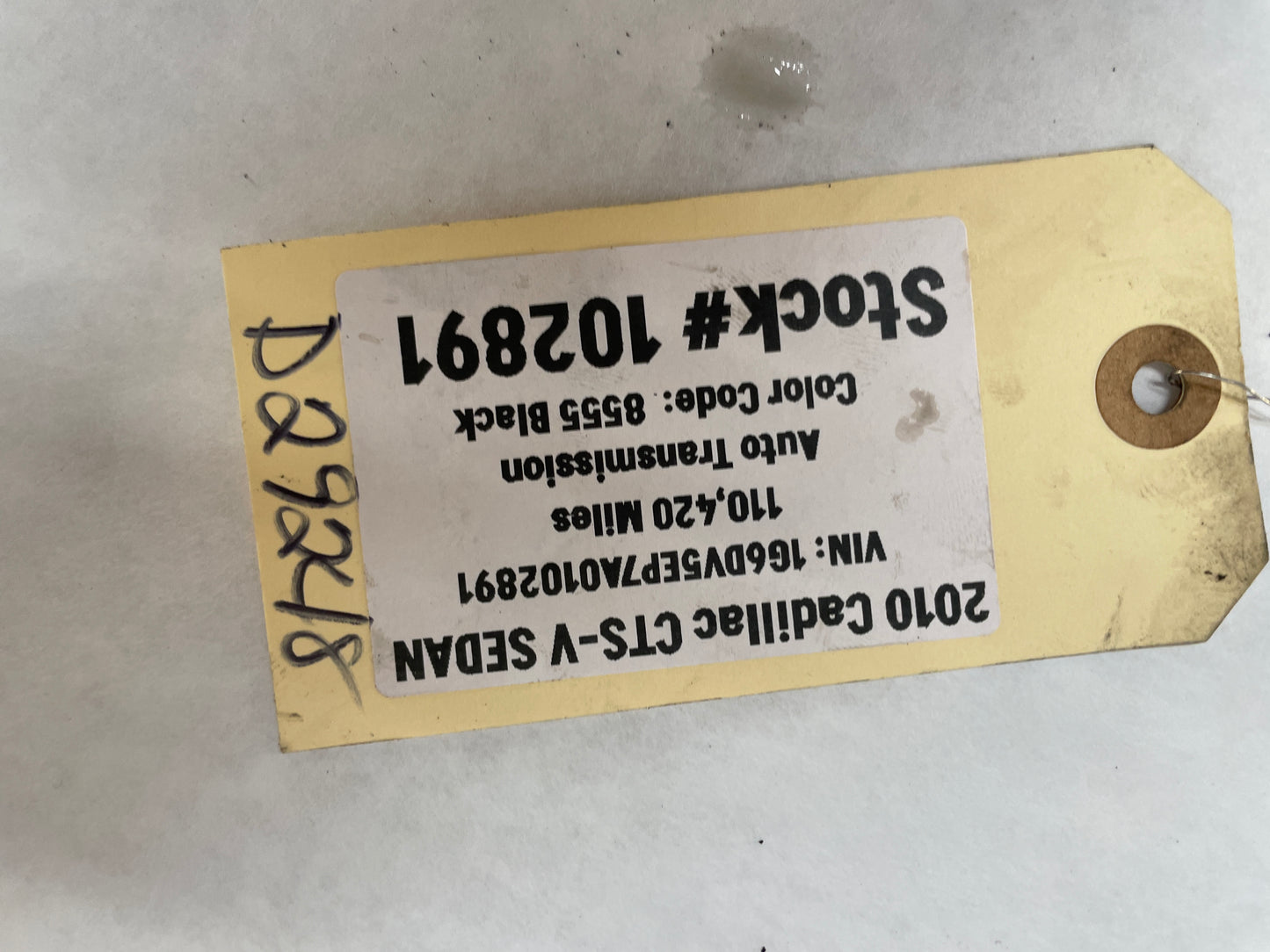 2010 Cadillac CTS-V Sedan Intercooler Heat Exchanger Coolant Pump OEM