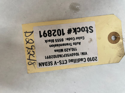 2010 Cadillac CTS-V Sedan Intercooler Heat Exchanger Coolant Pump OEM